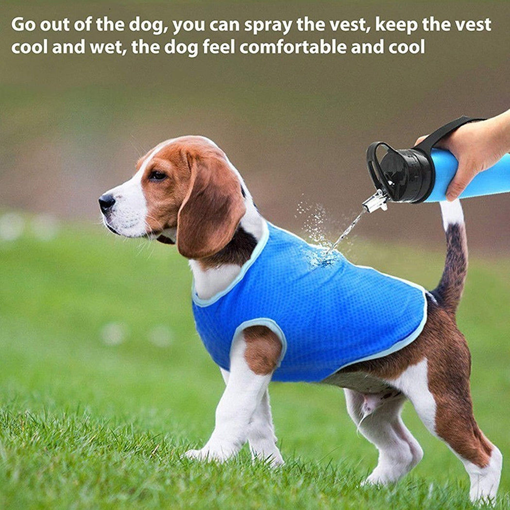 HKM-4781757 Cooling Vest for Dogs and Cats - Summer Pet Clothes for Heat Relief, Lightweight and Breathable Design