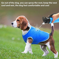 HKM-4781757 Cooling Vest for Dogs and Cats - Summer Pet Clothes for Heat Relief, Lightweight and Breathable Design