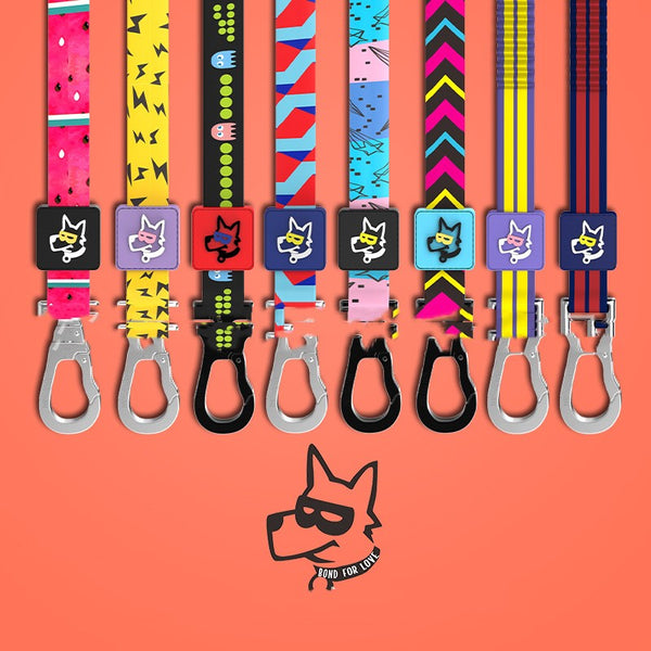 HKM-4783165 Durable Yellow Polyester Pet Traction Rope for Cats and Dogs, 120cm Length