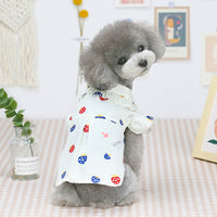 HKM-4783549 Thin Cotton Pet Shirt for Small to Large Dogs - Available in Pink and Beige