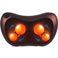 HKM-478355 Double-Turn Massage Pillow with Infrared Therapy for Neck, Back, Waist, and Legs