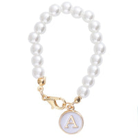 HKM-478355 Keychain Backpack Cup Accessory Chain With Lobster Clasp Hanging Letters Cup Handle Personalized Initial Chain Keychain Charm