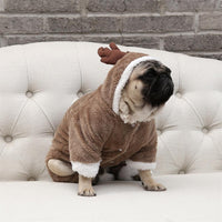 HKM-4783805 Double Padded Casual Dog Clothes in Arctic Velvet for All Breeds