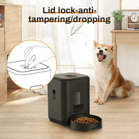 HKM-478419 Automatic 2L Pet Feeder with APP Control for Timed Dry Food Dispensing