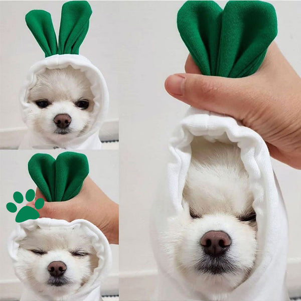 HKM-4784445 Cute Fleece Hooded Sweater for Pets in Multiple Colors and Sizes