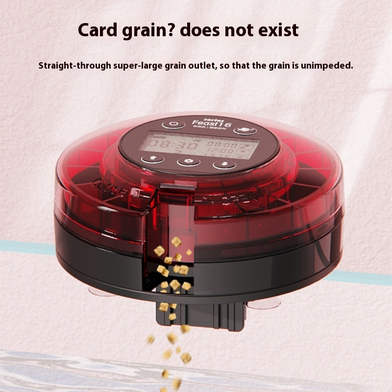 HKM-4785341 Automatic Fish Feeder for Fish Tanks - 100ML Capacity with Precision Timing and Moisture-proof Design