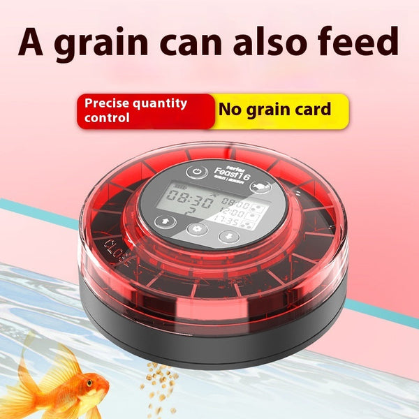 HKM-4785341 Automatic Fish Feeder for Fish Tanks - 100ML Capacity with Precision Timing and Moisture-proof Design