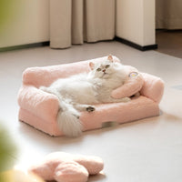 HKM-478611 Universal Winter Soft Cat Nest Removable Washable Pet Sofa in Various Colors