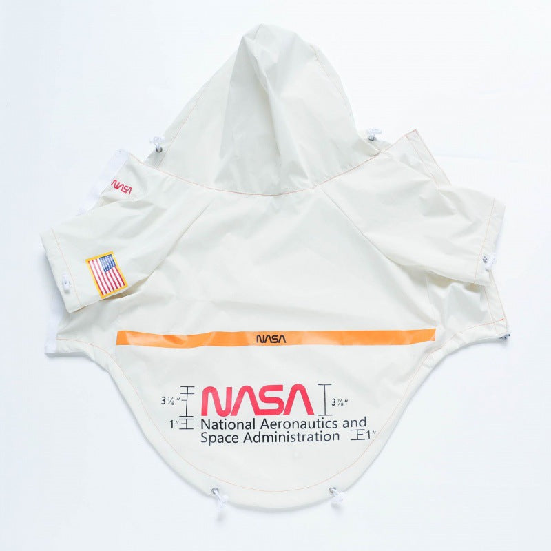 HKM-4786749 Windproof Reflective Waterproof Pet Raincoat with Adjustable Sizes