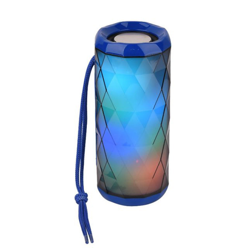 HKM-478675 Portable Bluetooth Speaker with Subwoofer, TF Card & FM Radio, 10M Wireless Range, Multi-Colored LED Lights