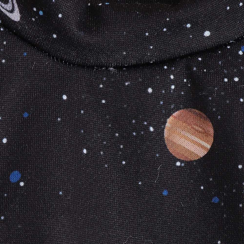 HKM-4787517 Cosmic Planet Print Dog T-shirt for All Sizes