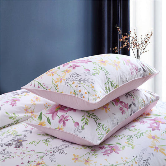 HKM-478803 Long-Staple Cotton Pillow – Soft and Comfortable, 48cm x 74cm, Includes Pillowcase
