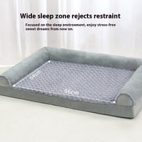 HKM-4789181 Medium to Large Dog Kennel in Light Gray & Dark Gray ¨C Comfortable Cloth Design