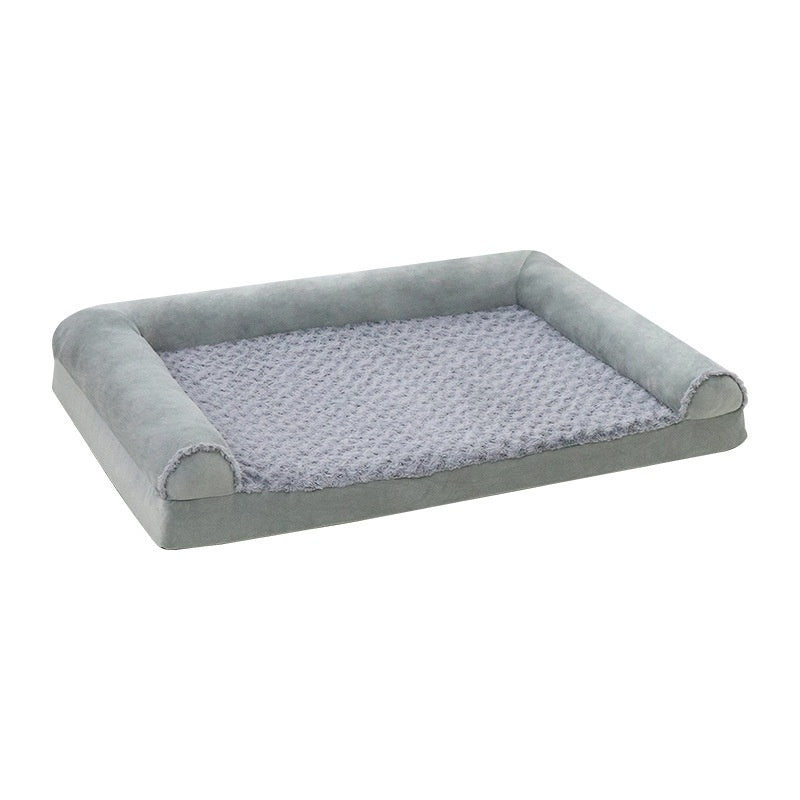HKM-4789181 Medium to Large Dog Kennel in Light Gray & Dark Gray ¨C Comfortable Cloth Design