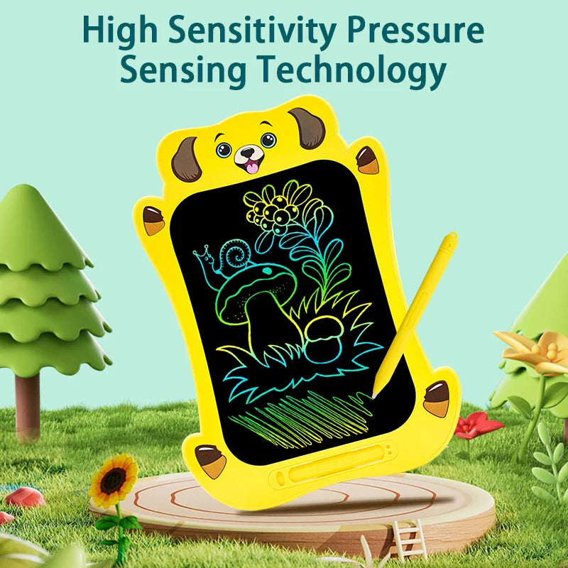HKM-478931 Cartoon LCD Writing Tablet for Kids with Stylus - Eye Protection and Customisation Options
