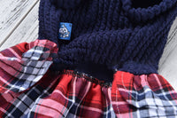 HKM-4789693 Plaid Wool Skirt for Pets - Autumn and Winter Dog Apparel