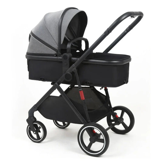 HKM-478995 Quick-Fold Travel System with Extended-Use Infant Car Seat and Stroller Combo
