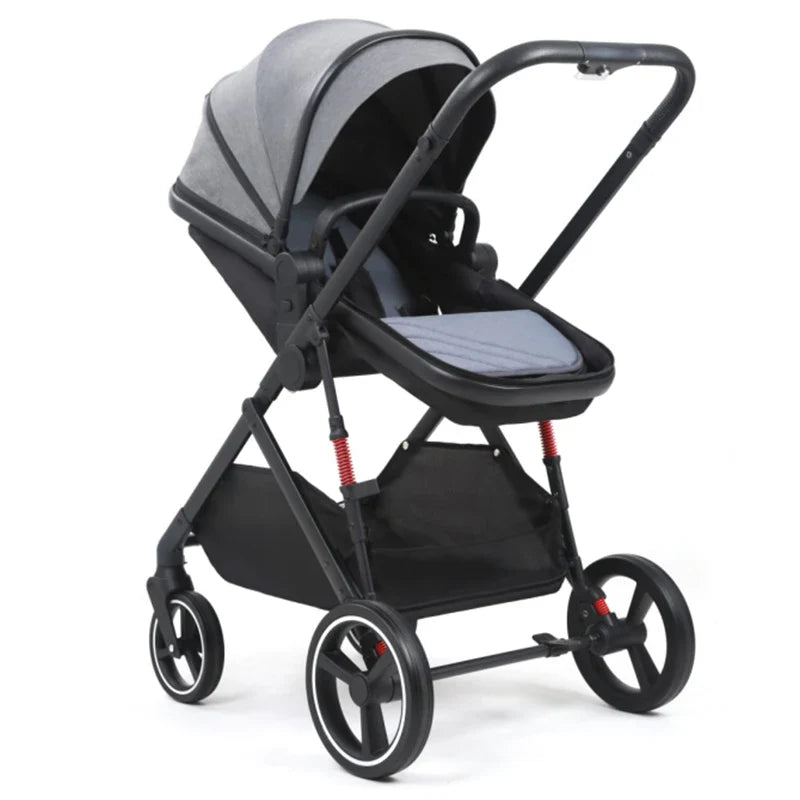 HKM-478995 Quick-Fold Travel System with Extended-Use Infant Car Seat and Stroller Combo
