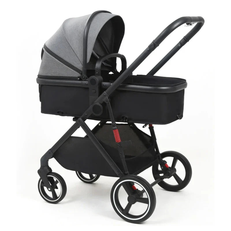 HKM-478995 Quick-Fold Travel System with Extended-Use Infant Car Seat and Stroller Combo