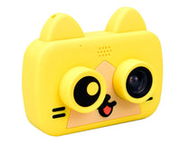 HKM-479123 Kid-Friendly Digital Camera with Cartoon Kitten Design for Little Photographers