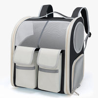 HKM-4791357 Large Capacity Portable Pet Trolley Backpack Convenient for Cats and Small Dogs
