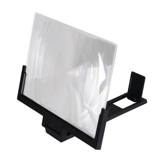 HKM-479187 Acrylic Mobile Phone Stand with 3-5x Magnification for Enhanced Viewing