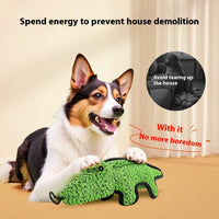 HKM-4792381 Crocodile-Shaped Canvas Dog Toy for Interactive Playtime