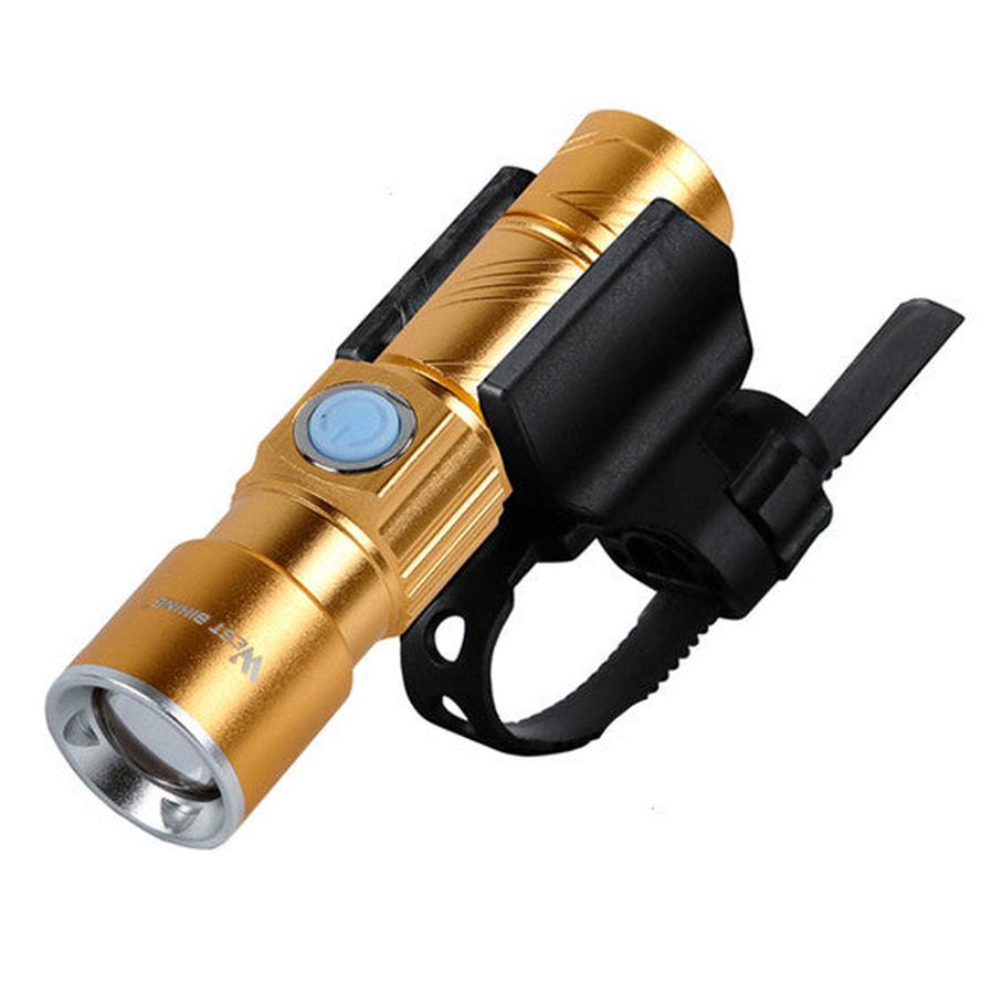 HKM-479315 Rechargeable LED Bicycle Headlight with Stretch Zoom Function for Mountain Biking