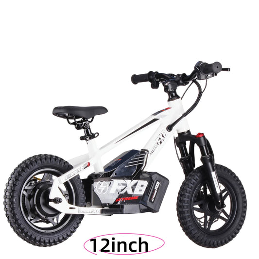 HKM-479379 Children's Electric Balance Bike 20" 350W 36V All-Terrain with Hydraulic Disc Brakes and Adjustable Suspension