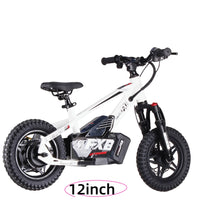 HKM-479379 Children's Electric Balance Bike 20" 350W 36V All-Terrain with Hydraulic Disc Brakes and Adjustable Suspension