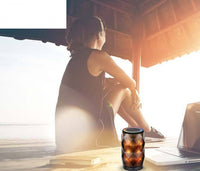 HKM-479443 Crystal Coke Can Shaped Bluetooth Speaker Lantern with Touch Control and Starry Sky Lighting Effect
