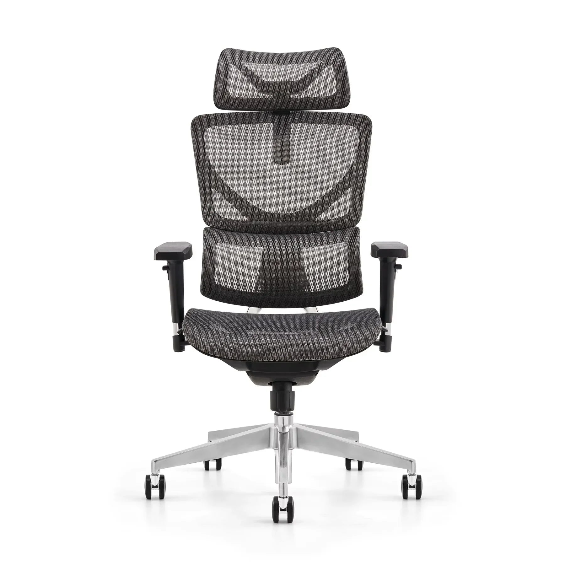 HKM-479571 Height Adjustable 360-Degree Swivel Ergonomic Office Chair with Footrest - Full Mesh Design for Comfort
