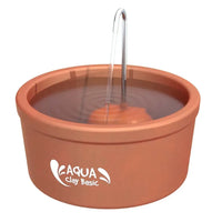 HKM-479571 Pet Water Fountain Aqua Clay 2.5L Capacity for Cats and Dogs