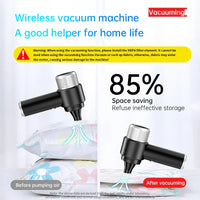 HKM-479699 Mini Handheld Wireless Vacuum Cleaner - 3-in-1 Blow-Suction for Cars and Home