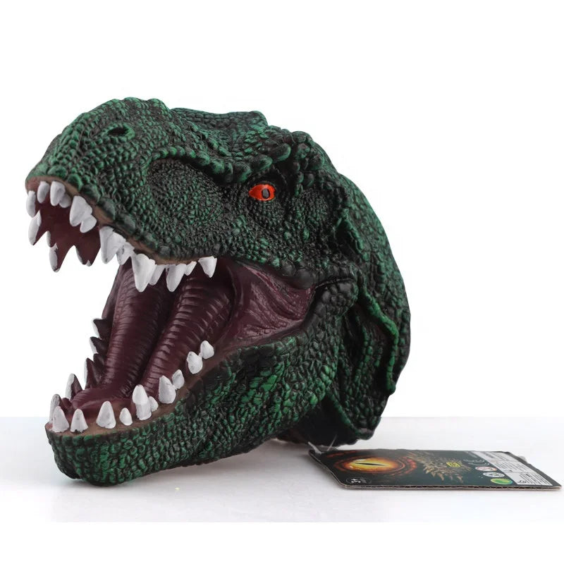 HKM-479763 Realistic Dinosaur Hand Finger Puppets for Kids - Fun Stress Relief Toy
