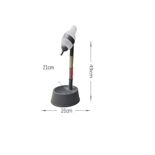 HKM-4798141 Pet Water Dispenser with Lick Ball and Adjustable Feeding Bowl for Dogs and Cats