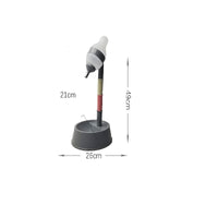 HKM-4798141 Pet Water Dispenser with Lick Ball and Adjustable Feeding Bowl for Dogs and Cats