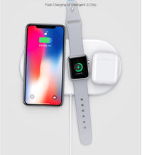 HKM-479827 3-in-1 Wireless Charger with Micro USB Interface - Compatible with Soft Case Batteries