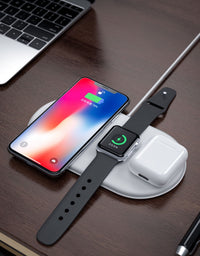 HKM-479827 3-in-1 Wireless Charger with Micro USB Interface - Compatible with Soft Case Batteries