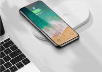HKM-479827 3-in-1 Wireless Charger with Micro USB Interface - Compatible with Soft Case Batteries