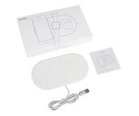 HKM-479827 3-in-1 Wireless Charger with Micro USB Interface - Compatible with Soft Case Batteries