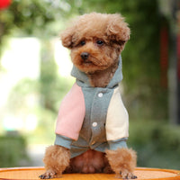 HKM-4799037 Thick Cotton Dog Coat for Autumn and Winter - Multiple Sizes Available
