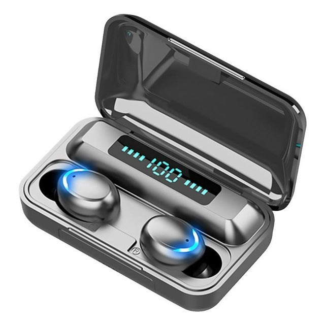 HKM-480019 Bluetooth 5.0 Stereo Earplugs with Call Function and Voice Control
