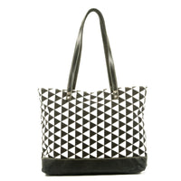 HKM-480019 Retro Fashion Canvas Large Shoulder Handbag with Eco-Friendly Materials