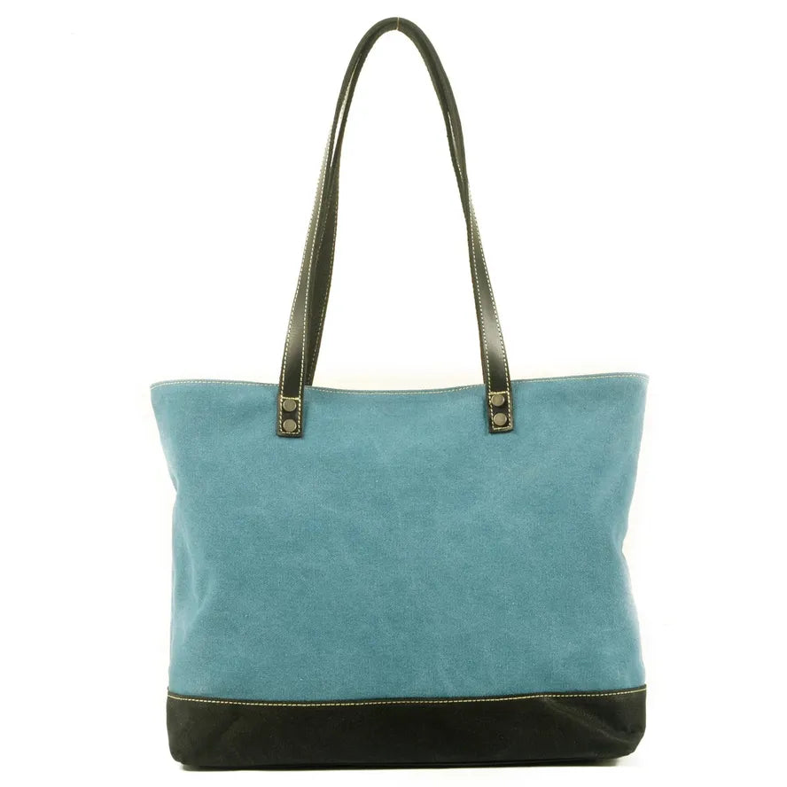 HKM-480019 Retro Fashion Canvas Large Shoulder Handbag with Eco-Friendly Materials