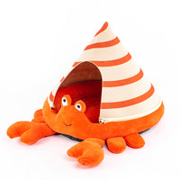 HKM-4800701 Cozy Semi-Closed Cat Nest with Removable and Washable Velvet Lining