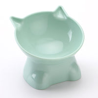 HKM-4800829 Cervical Support Pet Bowl with Anti-Tumble Design and High Foot Base - Available in Blue Gray, Pink, and Green