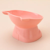 HKM-4800829 Cervical Support Pet Bowl with Anti-Tumble Design and High Foot Base - Available in Blue Gray, Pink, and Green