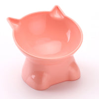HKM-4800829 Cervical Support Pet Bowl with Anti-Tumble Design and High Foot Base - Available in Blue Gray, Pink, and Green