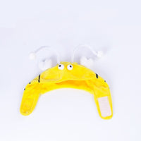 HKM-4801469 Cat Headband Toy with Adjustable Wand - Interactive Funny Cat Teaser, Soft Fabric Play Accessory for Indoor Cats